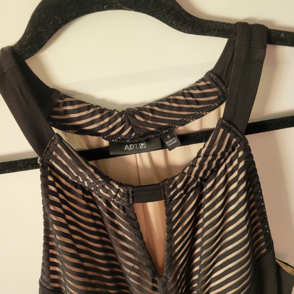 Apt. 9 Black Halter Maxi Gown for Weddings - Picture 4 of 10